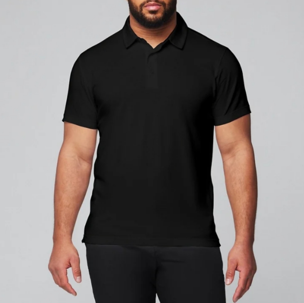 NWT Fabletics Black 24-7 Polo Men's size XL